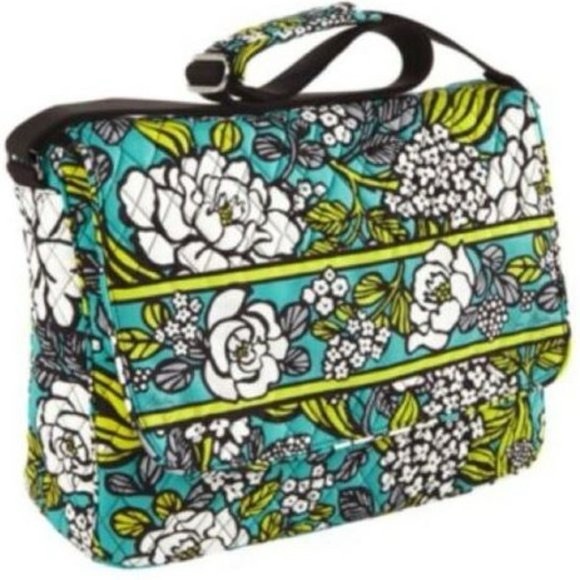 Vera Bradley Handbags - Vera Bradley Island Floral Messenger Bag Crossbody Shoulder Tote